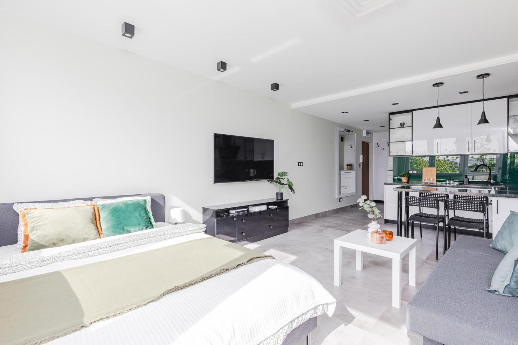 Superapart Saska 48A, Sleek 6Th-Floor Studio With Balcony & Elevator Access Varšava Exteriér fotografie